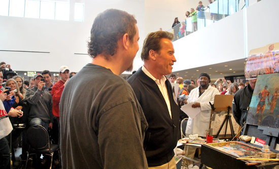 urig and arnold Schwarzenegger