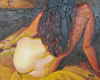 NUDE WOMAN RECLINING IN BED