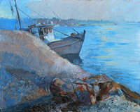 oil painting bluffton oyster company