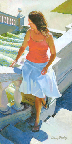 cascade oil painting by daryl urig