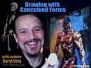 drawing with conceived forms - painter daryl Urig